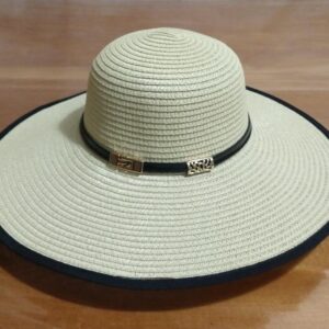 Chapéu de verão feminino aba larga com fita – 95100138