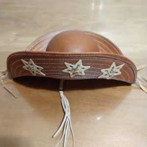 Chapéu de couro modelo Cangaceiro