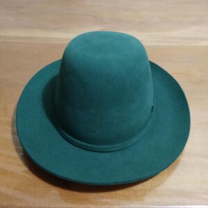 Chapéu Cury 100% Pelo de Lebre modelo Crioulo cor Verde – Ponta de Estoque