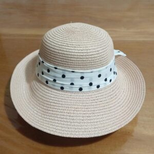 Chapéu de verão feminino faixa poá – 95100149