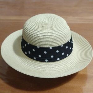 Chapéu de verão feminino faixa poá – 95100149